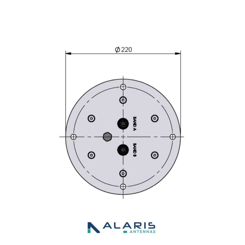 Dual port Circular Polarised Antenna (SPRL-A0010)