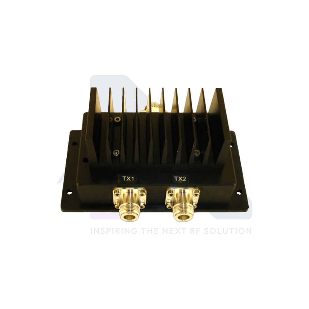 Power divider for the frequency range 30 - 110 MHz with high power handling