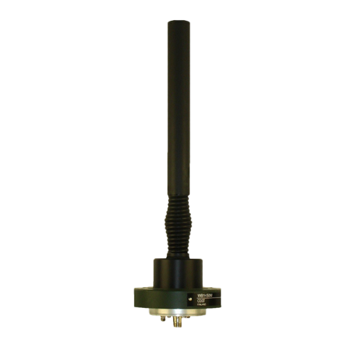 Compact vehicle antenna for the 140 - 512 MHz frequency range