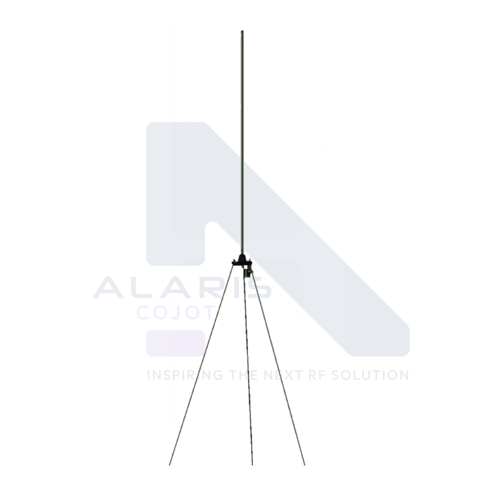 Stationary tactical VHF antenna