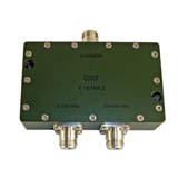 Branching filter for VHF and TETRA transceivers