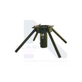 Antenna mast mount for vehicle monopole antennas