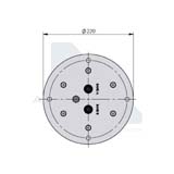 Dual port circular polarised antenna for Counter-UAS applications