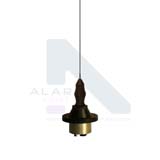 Active vehicle VHF antenna of low profile