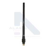 Manpack antenna with shock absorption spring