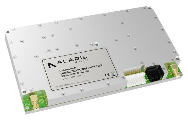GaN Power Amplifier, 4400 ... 5000 MHz, 4 ... 5 W COFDM Linear C-Band Power Amplifier (KU PA 440500 - 40 LIN)