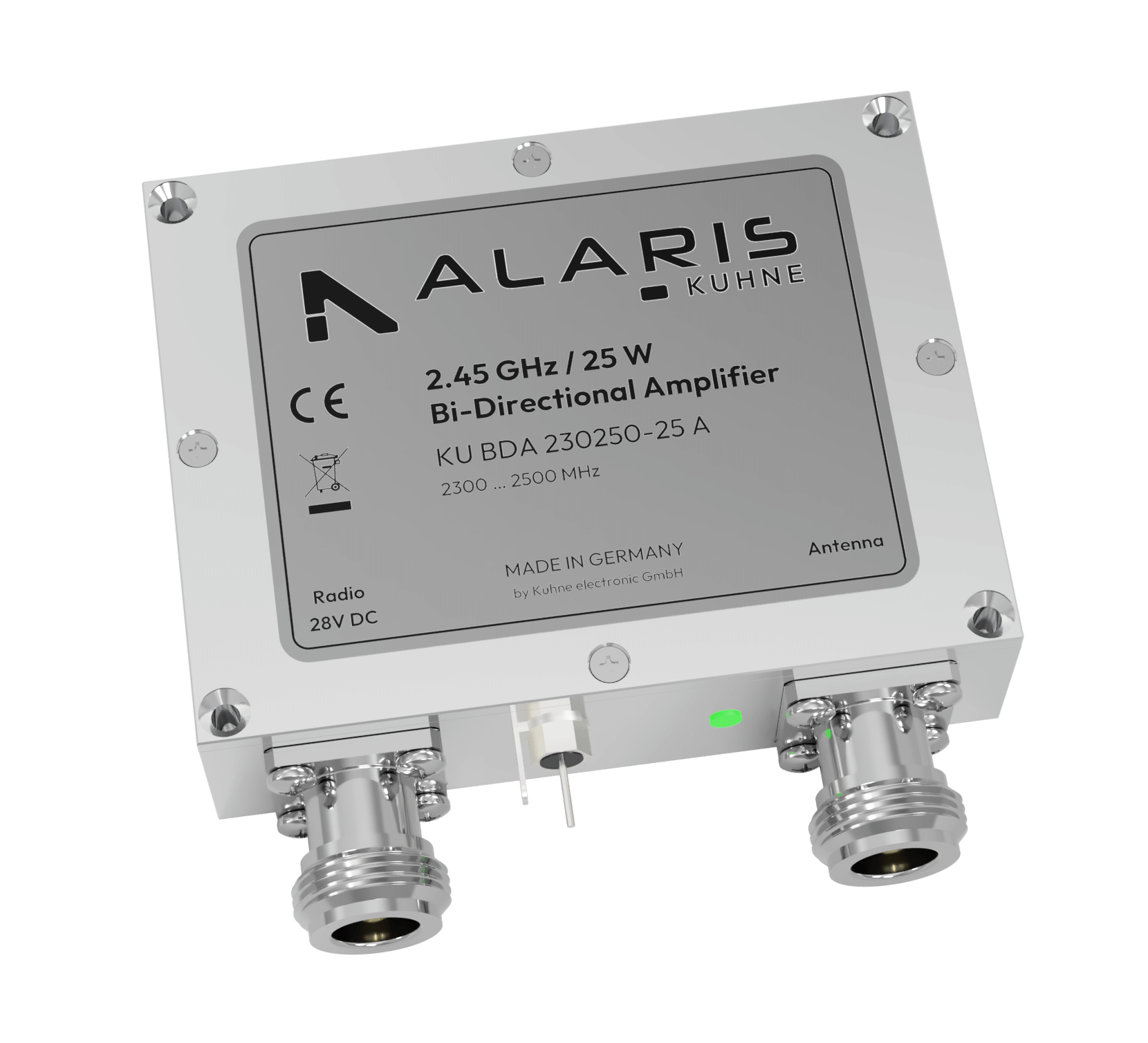 Bi-Directional Amplifier, 2300 ... 2500 MHz, 37 dBm COFDM (KU BDA 230250 - 25 A)