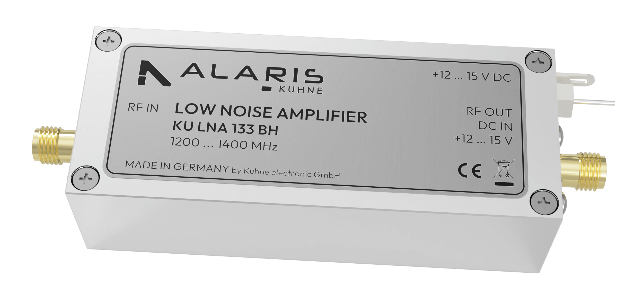 Super Low Noise Amplifier, 1200 ... 1400 MHz (KU LNA 133 BH)