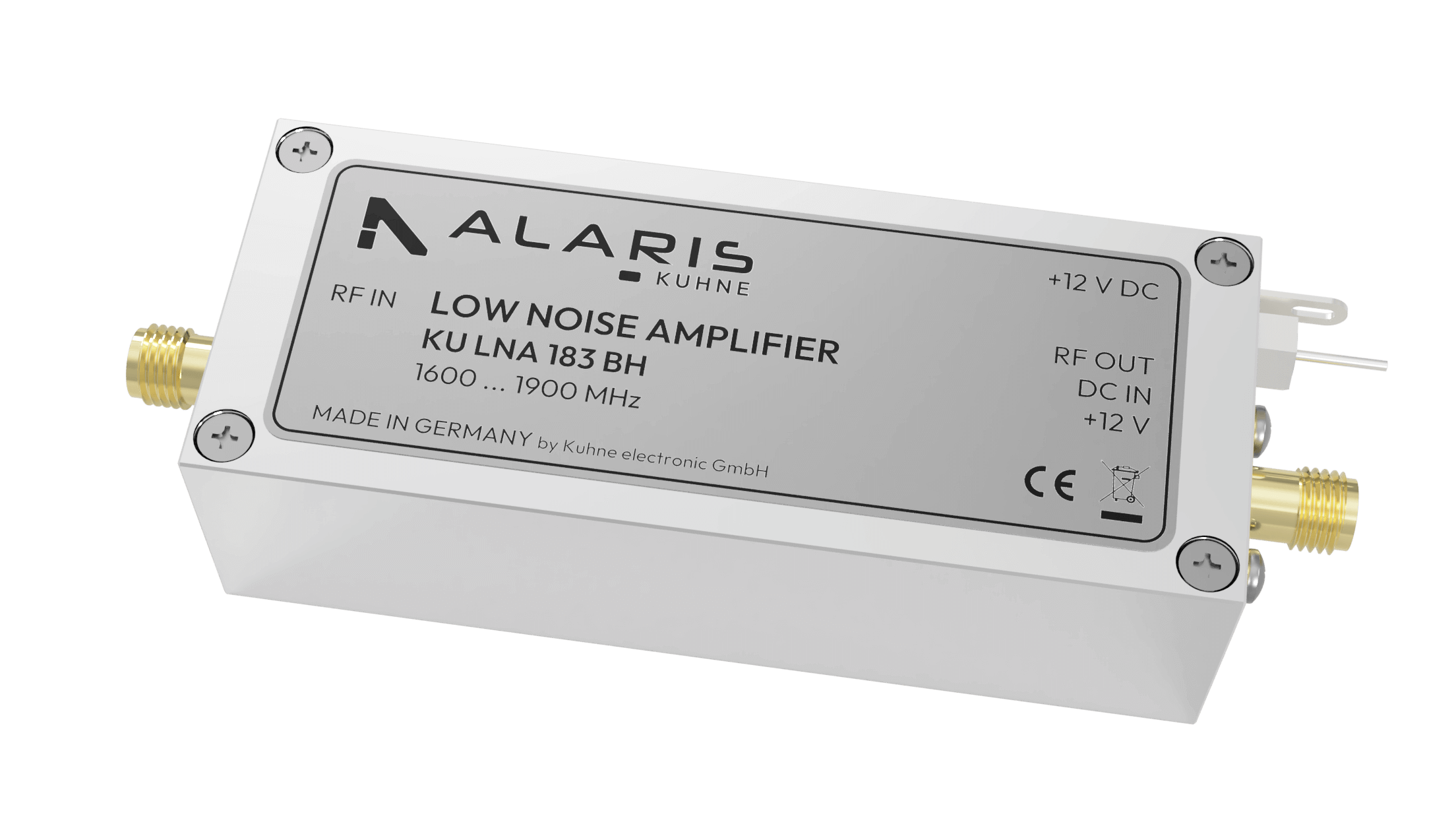 Super Low Noise Amplifier, 1600 ... 1900 MHz (KU LNA 183 BH)