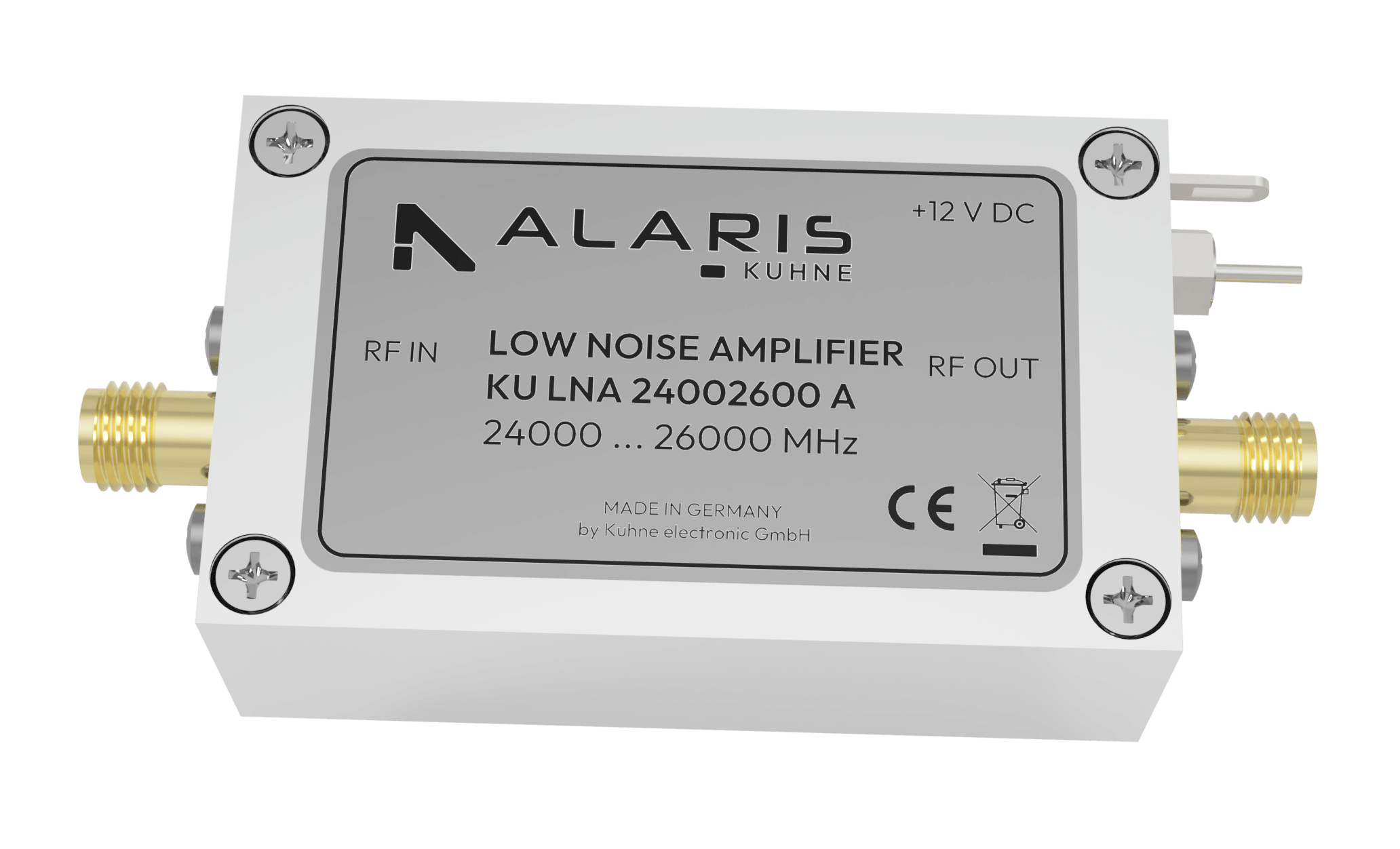 Super Low Noise Amplifier, 24000 ... 26000 MHz (KU LNA 24002600 A)