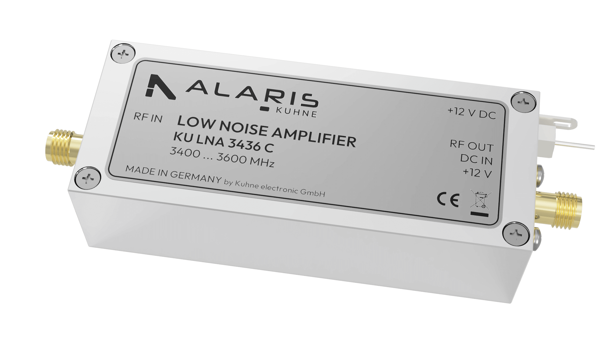 Super Low Noise Amplifier, 3400 ... 3600 MHz (KU LNA 3436 C)