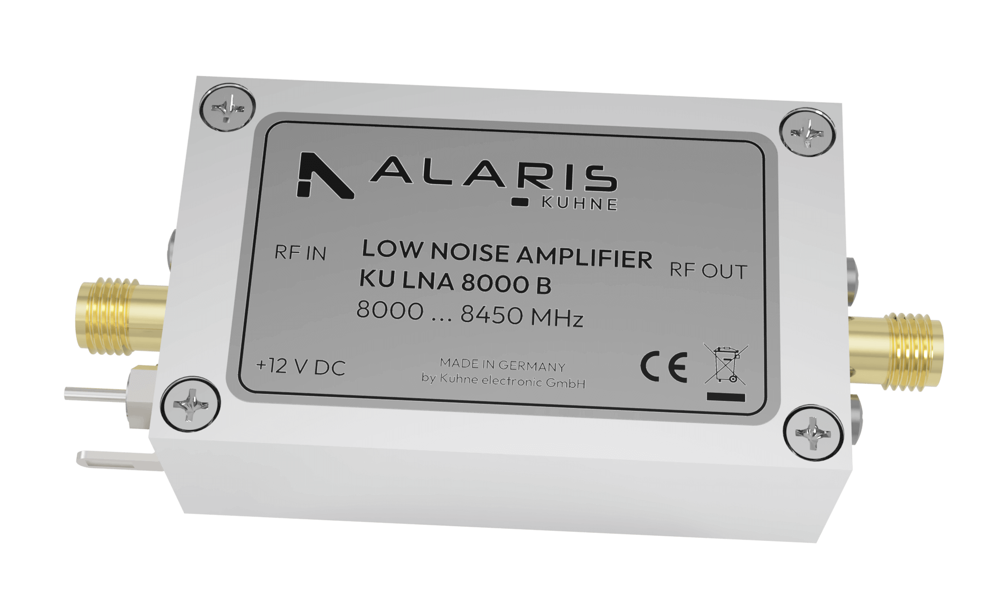 Super Low Noise Amplifier, 8000 ... 8450 MHz (KU LNA 8000 B)