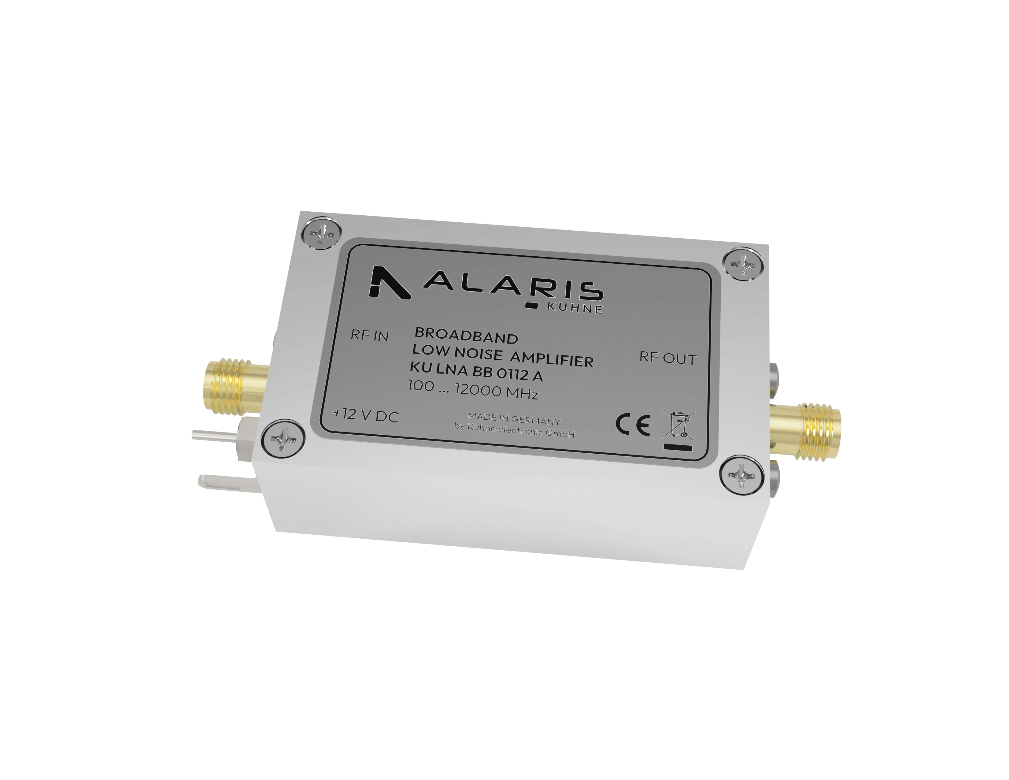 Low Noise Broadband Amp., 100 ... 12000 MHz (KU LNA BB 0112 A)