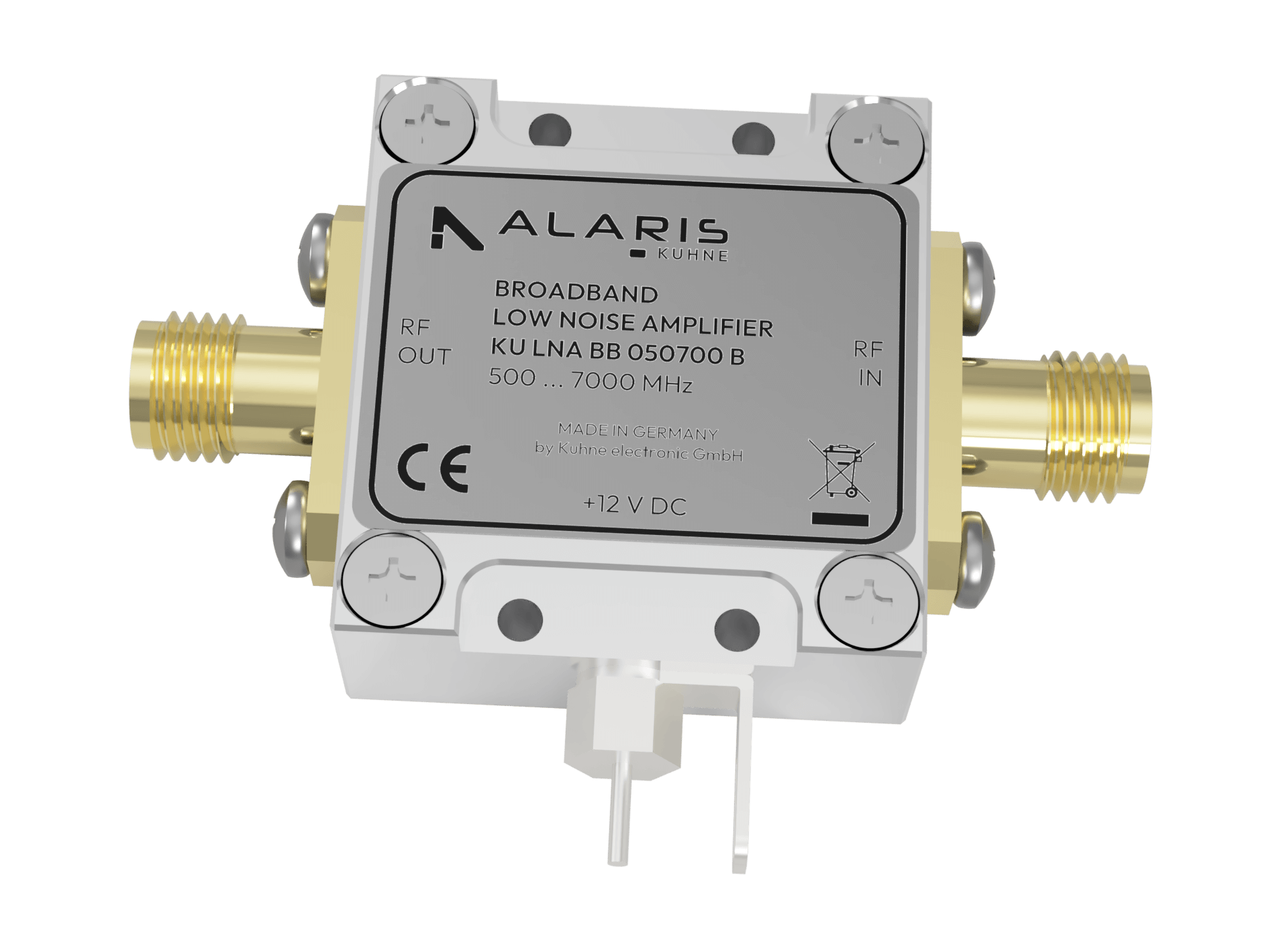 Broadband Low Noise Amplifier, 500 ... 7000 MHz (KU LNA BB 050700 B)