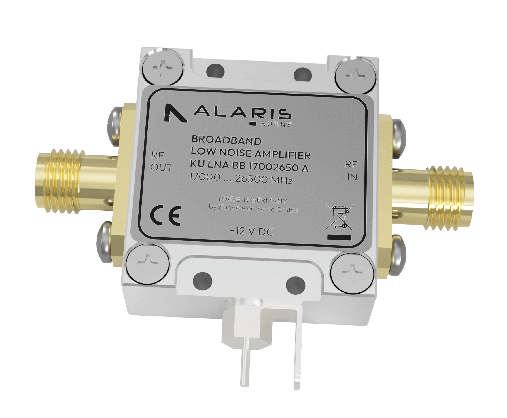 Broadband Amplifier, 17000 ... 26500 MHz (KU LNA BB 17002650 A)