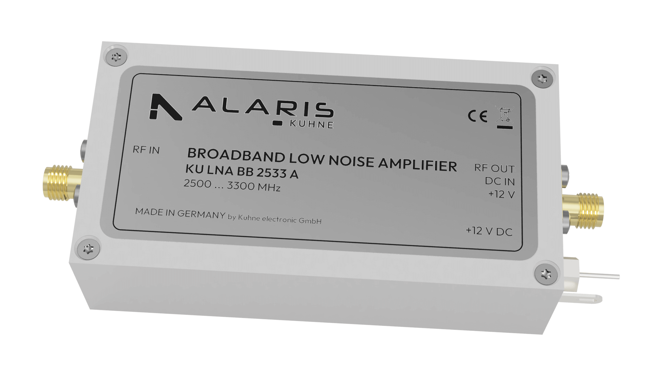 Low Noise Broadband Amplifier, (KU LNA BB 2533 A)