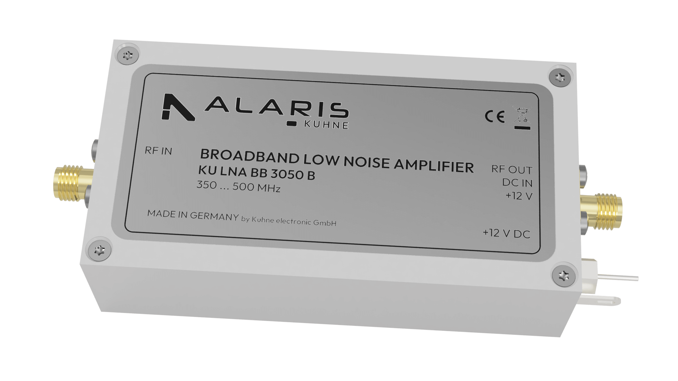 Low Noise Broadband Amplifier, 350 ... 500 MHz (KU LNA BB 3050 B)