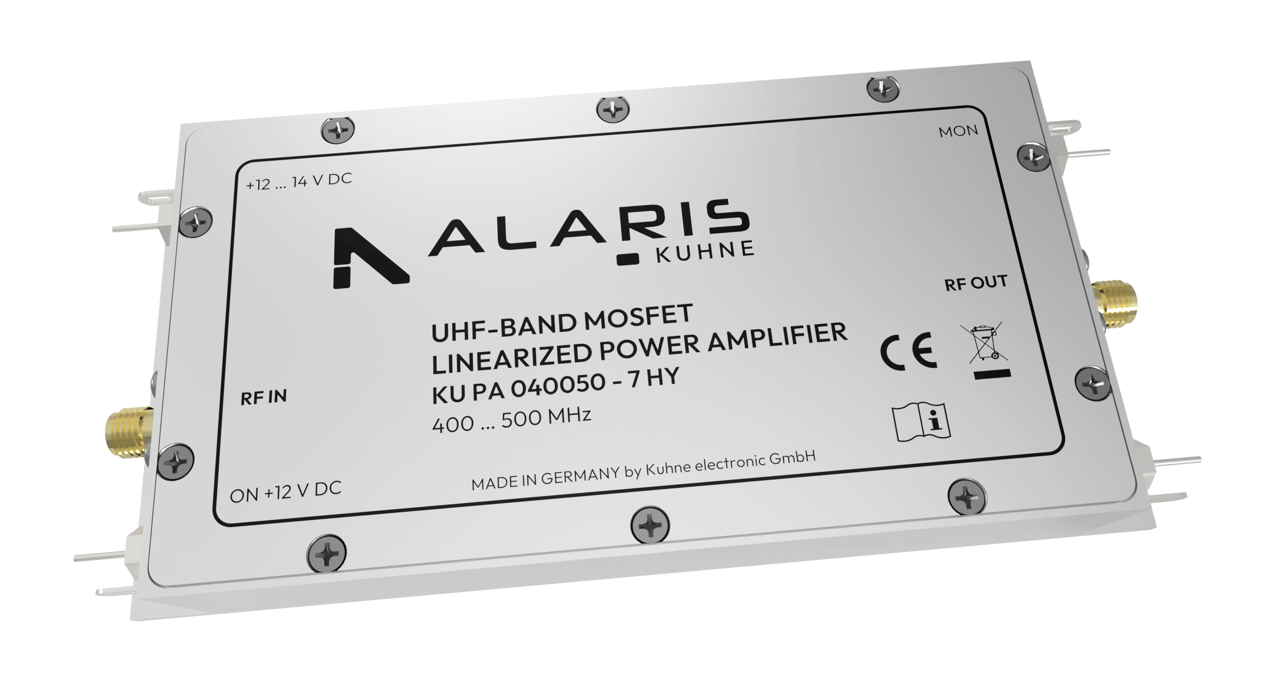MOSFET Power Amplifier, 400 ... 500 MHz, 7 W (KU PA 040050 - 7 HY)