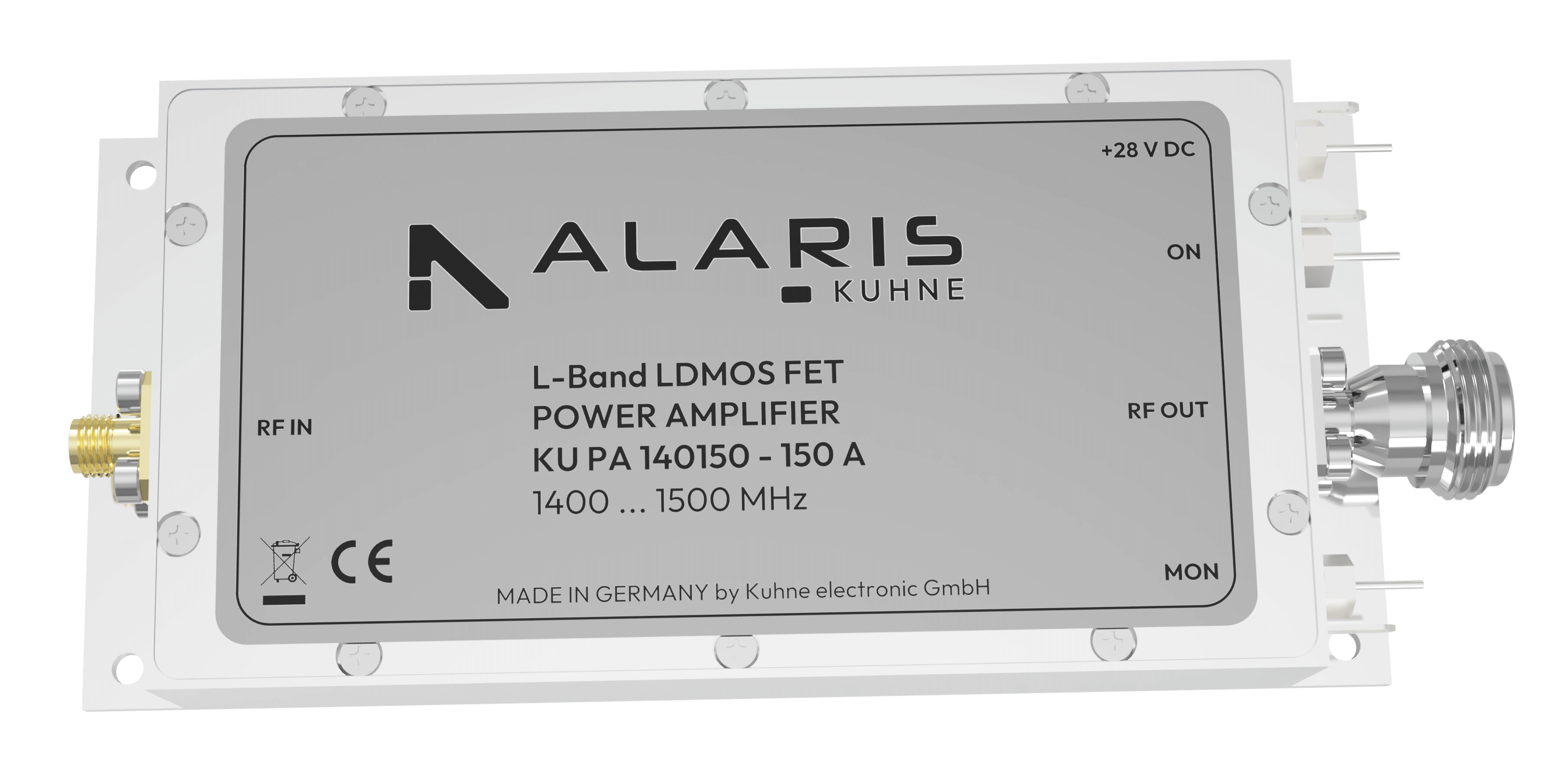 LDMOS RF Power Amplifier, 1400 ... 1500 MHz, 150 W (KU PA 140150 - 150 A)