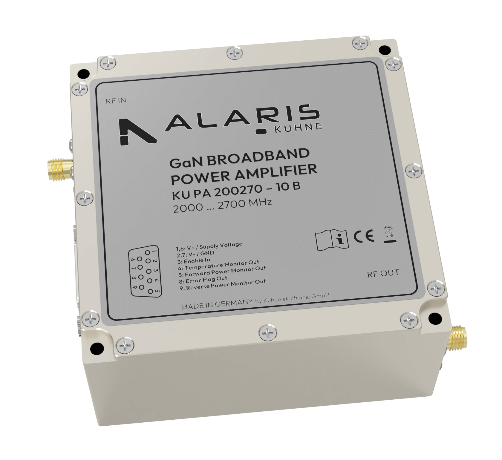 GaN-HEMT Power Amplifier, (KU PA 200270 - 10 B)