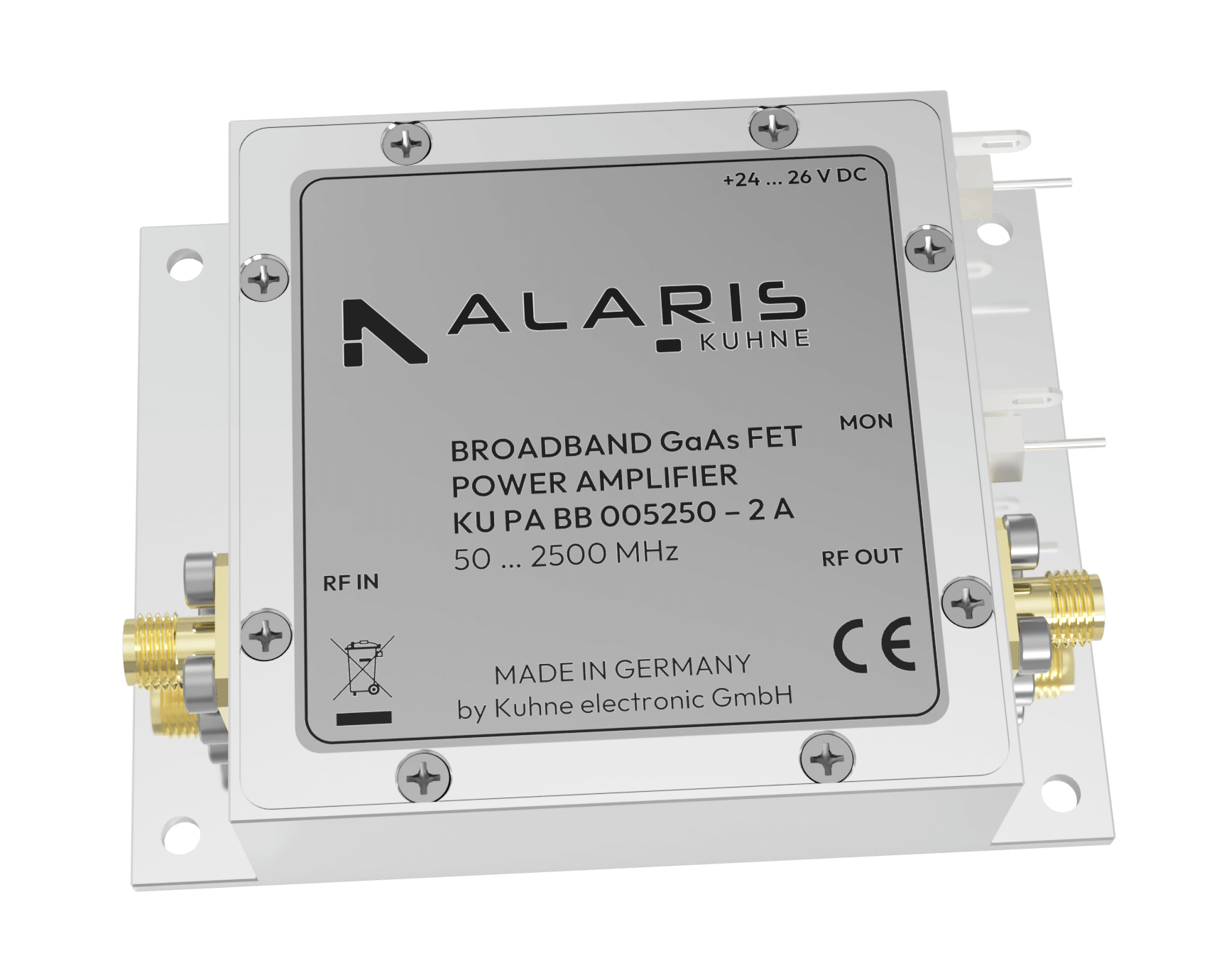RF Broadband Amplifier, 50 ... 2500 MHz, 2 W (KU PA BB 005250 - 2 A)