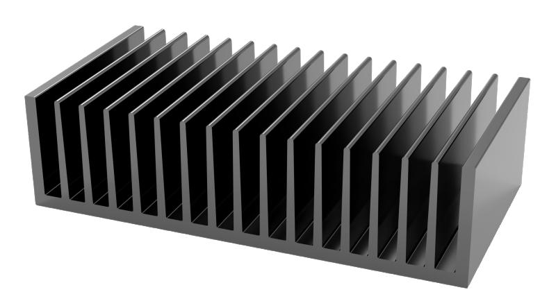 Heat Sink 150 x 75 x 40