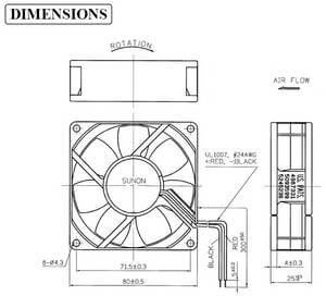 Fan 80 x 80, 12 V (FAN-80-80-12V)